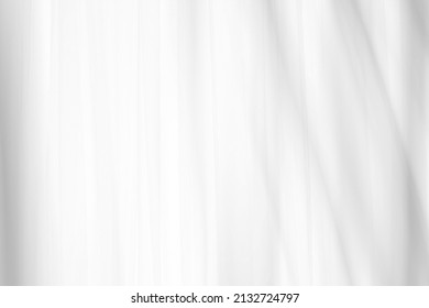 White gauze a thin translucent fabric or transparent curtain on the window sunlight filter - Shutterstock ID 2132724797