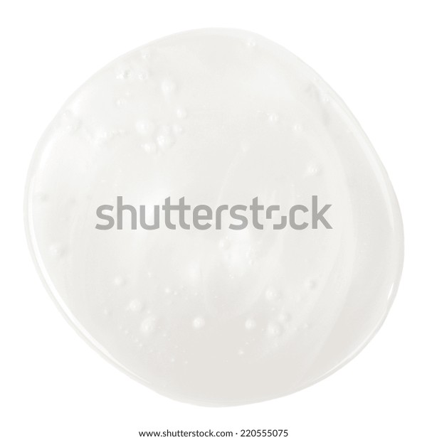 White Gel Isolated On White Background Stock Photo (Edit Now) 220555075