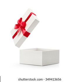 white gift box red bow 260nw 349413656