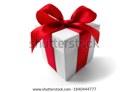 Similar – Image, Stock Photo White gift box Shopping