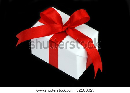 Similar – Image, Stock Photo White gift box Shopping