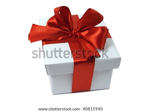 Similar – Image, Stock Photo White gift box Shopping