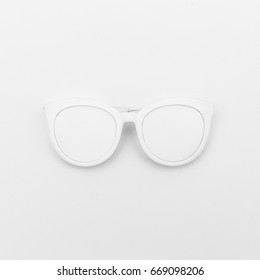 full white glasses