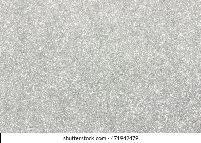 White Glitter Texture Christmas Abstract Background