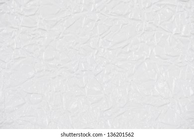 White Glossy Faux Leather Texture