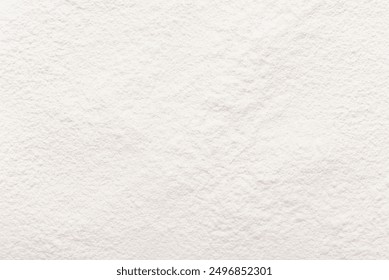 White glutinous rice flour powder background is an ingredient for food, bakery and dessert