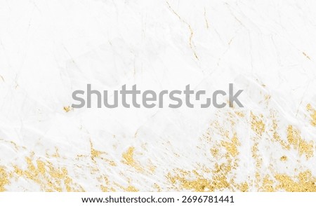 White gold marble texture pattern background with high resolution design for cover book or brochure, poster, wallpaper background or realistic business