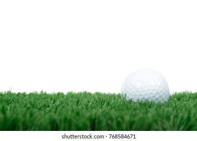 Golf Ball On Grass Illustration Stock Vector (Royalty Free) 1165777747