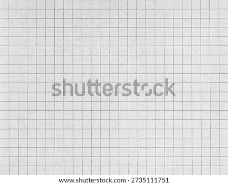 White graph paper background with precise grid lines, perfect for math sketches, technical blueprints, and school notebook designs with geometric square patterns.