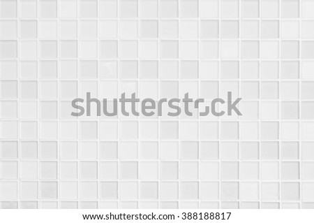 White or gray ceramic wall and floor tiles abstract background. Design geometric mosaic texture for the decoration of the bedroom. Simple seamless pattern for backdrop advertising banner poster or web 商業照片 © 