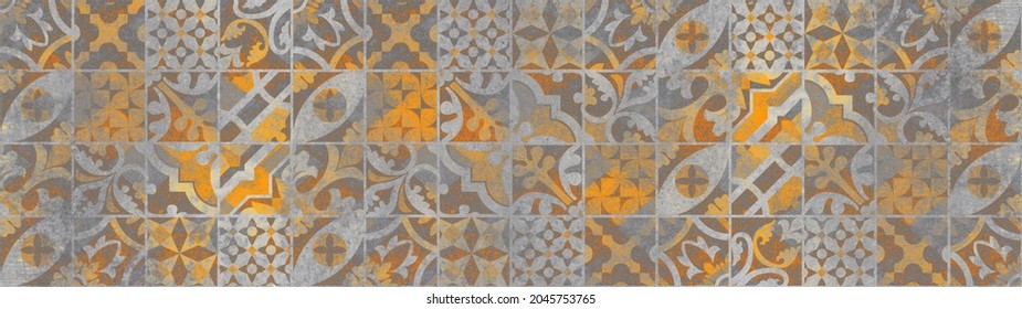 White Gray Grey Orange Grunge Bright Light Stone Concrete Cement Wall Floor Texture Background Banner Panorama