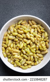 White Green Bean Canned Thin Flageolet Vegetables Fresh Healthy Meal Food Snack On The Table Copy Space Food Background