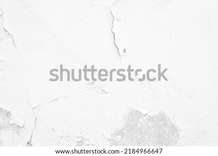 White Grunge Concrete Wall Texture for Background.