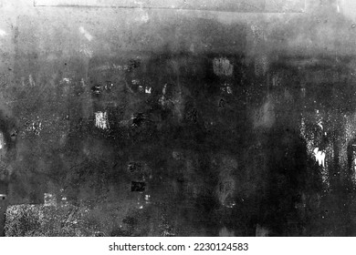 White Grunge on Black Background for Overlay.