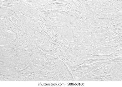 White grunge structural plaster texture background - Shutterstock ID 588668180