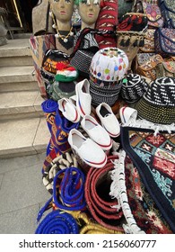 White Hand Made Shoes In Iraq Kurdistan Bazaar￼