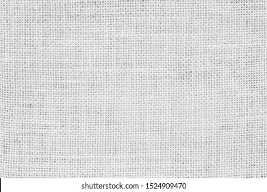 White Hemp Rope Texture Background. Haircloth Or Blanket Wale Linen Wallpaper. Rustic Sackcloth Canvas Fabric Texture In Natural. Natural Vintage Linen Burlap Weaving, Old Beige Carpet Background.