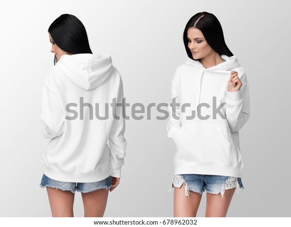 hoodie and shorts girl