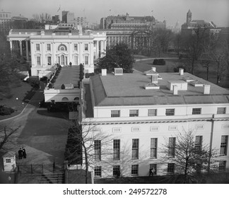 White House And The Executive Offices Of The Newly Renovated West Wing. Feb. 8, 1938.