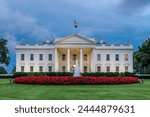 White House Lawn at dusk