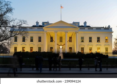 The White House At Night