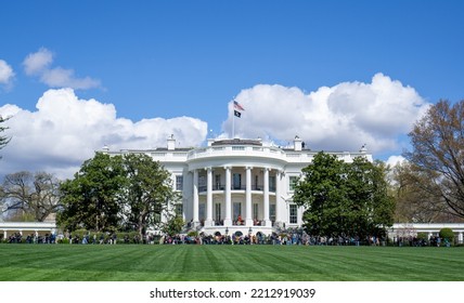 White House From The South Lawn. 