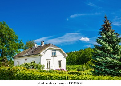 White House, Typical Norwegian Wooden House, Oslo, Norway