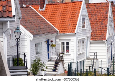 White Houses In Gamle Stavanger