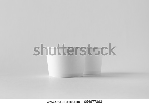 Download White Ice Cream Paper Cup Mockup Stock Photo Edit Now 1054677863