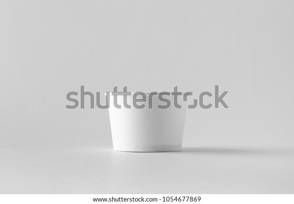 Download White Ice Cream Paper Cup Mockup Stock Photo Edit Now 1054677869