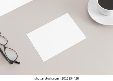 Download A5 Card Mockup Stock Photos Images Photography Shutterstock