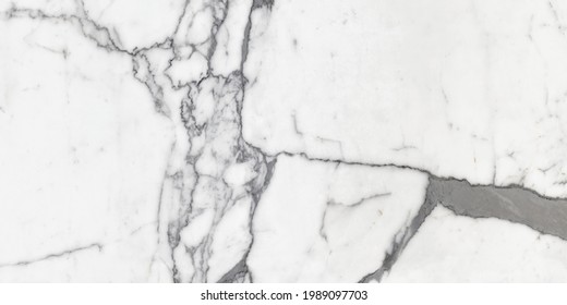 white italian carara marble stone background design  - Shutterstock ID 1989097703