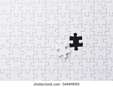 White Jigsaw Puzzle