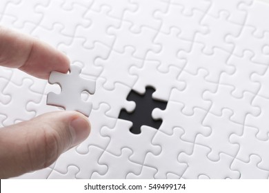 White Jigsaw Puzzle