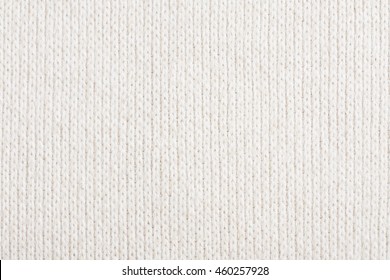 White Knitted Fabric Texture