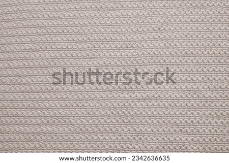 White knitting pattern textile background