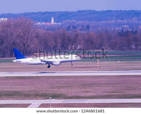 Similar – aircraft approaching for landing