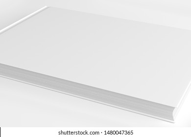 White Landscape / Horizontal Hardcover Book