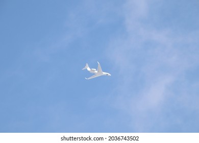 White Lear Jet High  In The Sky 