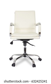 White Leather Office Chair Hd Stock Images Shutterstock