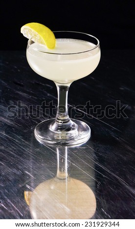 White lemon cocktail