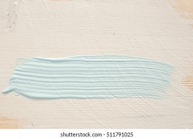 White And Light Blue Paint Layer On Wood Wall Use For Banners