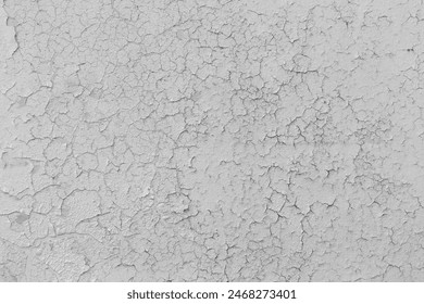 White light peeling cracked paint with concrete wall cement texture background old. - Powered by Shutterstock