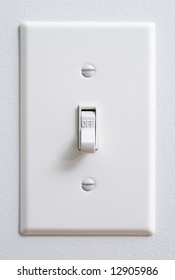 White light switch in "OFF" position