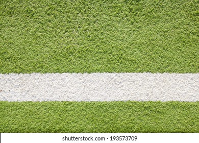 White Line Astro Football Pitch