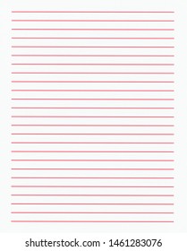 White Lined Paper Texture Red Lines Stock Photo 1461283076 | Shutterstock