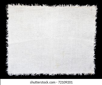 White Linen Cloth As A Background