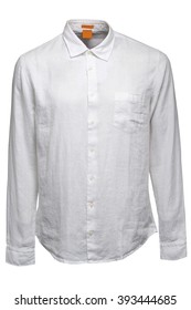 White Linen Male Shirt