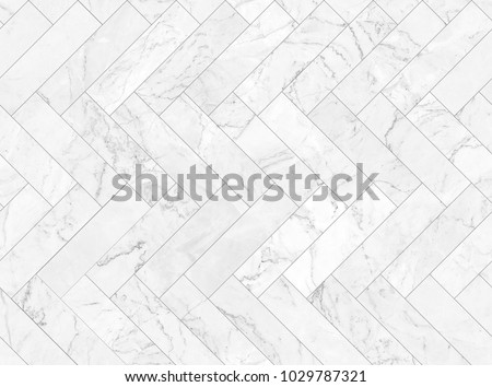 White marble bricks wall for background , seamless marble tile wall pattern , for Interiors design. High resolution