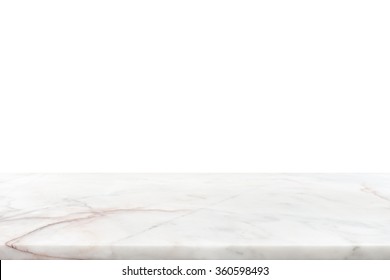 White marble stone countertop - can be used for display or montage your products